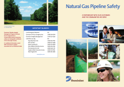 Natural Gas Pipeline Safety