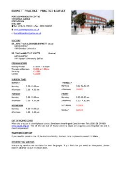 burnett practice - The Castle Practice