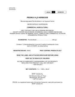 Label - Plant Products