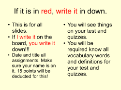 Formulate a Hypothesis