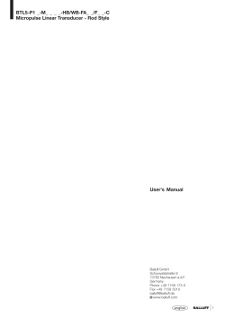 BTL5-P1 - Balluff