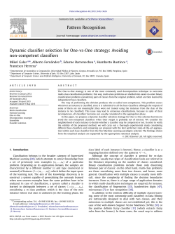 Dynamic classifier selection for One-vs