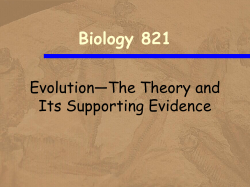 evolution