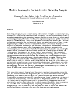 Machine Learning for Semi-Automated Gameplay Analysis