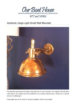 Authentic Cargo Light-Small Wall Mounted