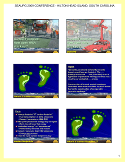 Carbon Footprint