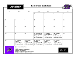 February Lady Bison Basketball