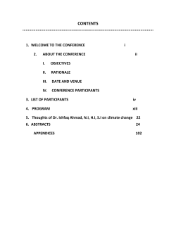 Abstract - Pakistan Council for Science and Technology