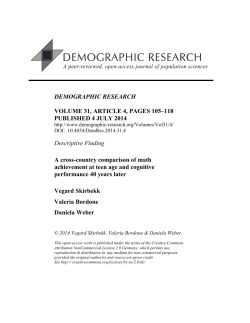A cross-country comparison of math achievement at teen age and