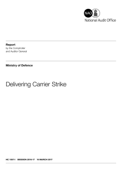 Delivering Carrier Strike