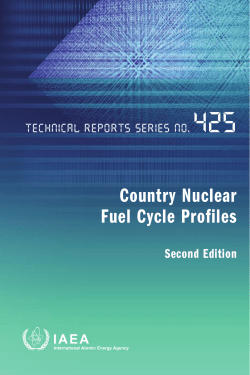 Country Nuclear Fuel Cycle Profiles