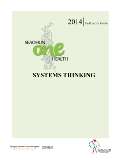Systems Thinking Facilitator Guide