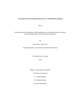 Assessment of Carbon Sequestration in the US