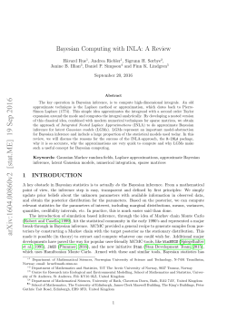 Bayesian Computing with INLA: A Review