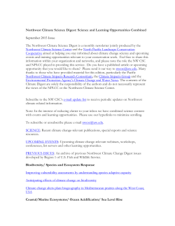 Selecting climate change scenarios for specific impacts