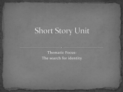 Short Story Unit Honors