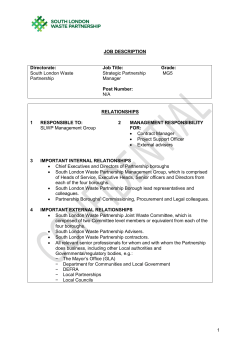 Strategic Partnership Manager