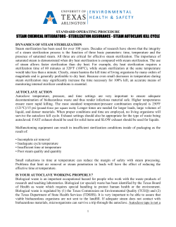 steam chemical integrators