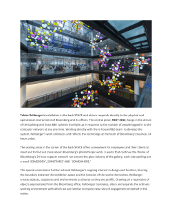 Tobias Rehberger`s installation in the back SPACE and atrium