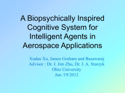 A Biopsychically Inspired Cognitive System for Intelligent Agents in