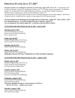 Falcon Flyer - Freeman Public Schools