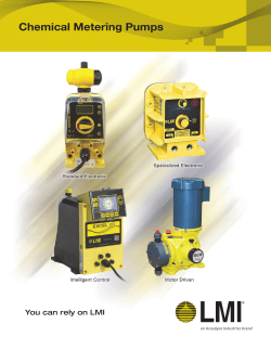 Chemical Metering Pumps