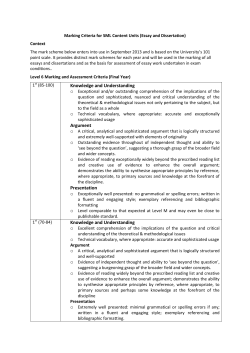 Knowledge and Understanding Argument Presentation Knowledge