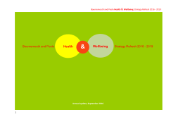 Joint Health and Wellbeing Strategy