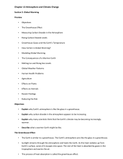 Chapter 13 Atmosphere and Climate Change Section 3: Global