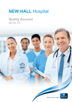 New Hall Hospital Quality Account
