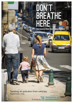 Don`t Breathe Here: Tackling air pollution from vehicles PDF, 4.0