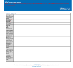 Concept Note template