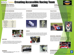 Soap Box Derby Car for Handicapped Children - Purdue e-Pubs