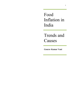 Food Inflation in India