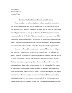 How Culture Defines Women`s Sexuality in the 21st Century