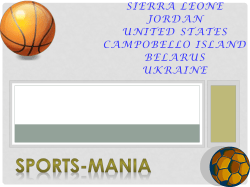 sportsMania - iEARN Learning Circles