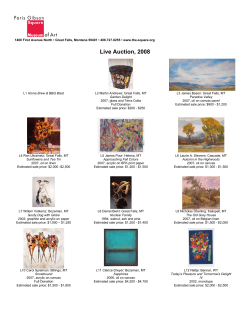 Live Auction Labels - Paris Gibson Square Museum of Art