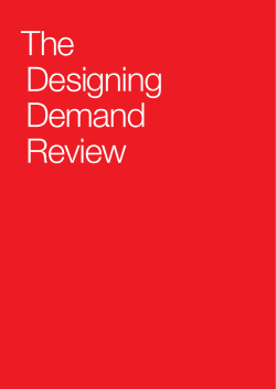 Designing Demand Review Executive Summary