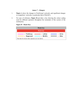 Annex 7 &ndash; Glasgow 1. Figure A show the changes to