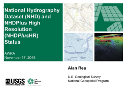 National Hydrography Dataset Plus High Resolution (NHDPlusHR