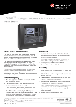 Pearl - Notifier Fire Systems