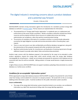 The digital industry`s remaining concerns about a