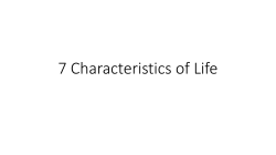 7 Characteristics of Life