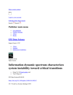 Information dynamic spectrum characterizes system instability