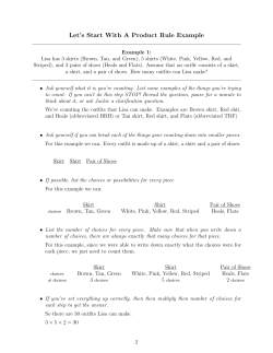 Let`s Start With A Product Rule Example