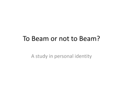 To Beam or not to Beam?