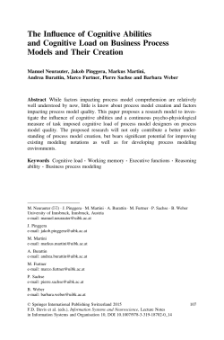 The Influence of Cognitive Abilities and Cognitive Load on Business