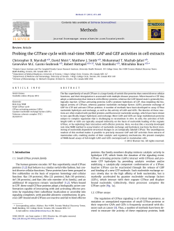 Probing the GTPase cycle with real-time NMR