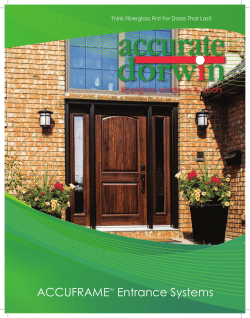 Accurate Dorwin Door Brochure