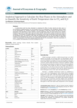 Analytical Approach to Calculate the Heat Fluxes in the Atmosphere